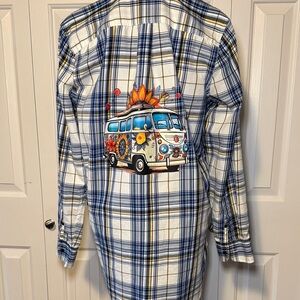 Repurposed Ralph Lauren one of a kind shirt.